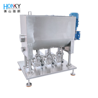 High Speed Multiple Heads Bottle Filling Machine With Ceramic Piston Pump High Precision For Cream Paste Filling