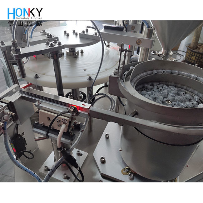 Máquina de Enchimento e Capping para Seringas Dentárias de 10ml com Bomba de Pistão de Alta Precisão para Enchimento de Seringas Farmacêuticas Dentárias