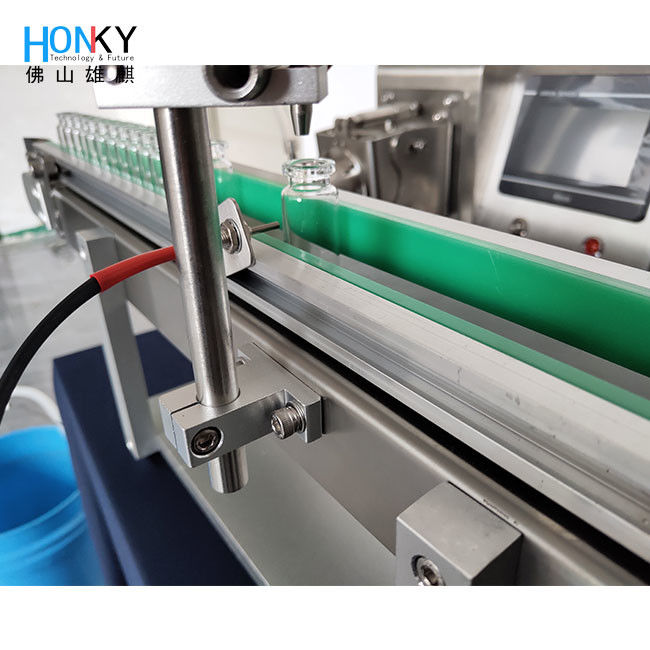 Máquina de Enchimento de Creme Líquido para Fabricação em Lotes Pequenos do Tipo Desktop Com Esteira para Embalagem de Lotes Pequenos de Cosméticos