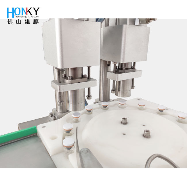 Máquina de enxaguar tampa de frasco de 10 ml de escritório com 60 bpm Velocidade e 4-6 kg/cm2 Pressão de ar para enxaguamento preciso