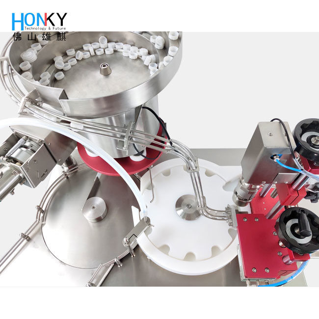 Máquina de enchimento de líquidos de mesa de reagentes totalmente automática 25BPM