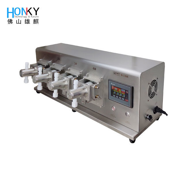 4 Heads Ceramic Pump Filling System with 0.5% Accuracy for Pharma