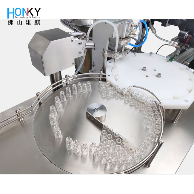 Desktop Small Room Using Vial Filling And Capping Machine For Frozen-dry Powder Liquid Filling And Capping High Precision