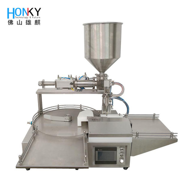 Máquina de enchimento de garrafas de pasta de creme de 100 ml com bomba de pistão cerâmica de pasta de creme para enchimento de creme cosmético