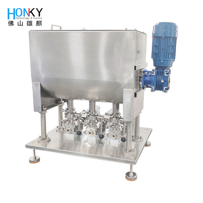 Multi-Heads Servo Motor Acionado de alta precisão de pistão de bomba com mix Hopper para alta viscosidade material de embalagem quantitativa