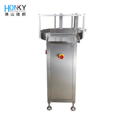 Alimentação de garrafas redondas de 50 cm de diâmetro personalizada para linha de produção automática com construção de aço inoxidável 304