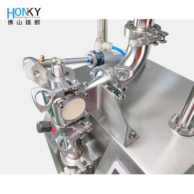 Máquina de enchimento da pasta da seringa para a viscosidade alta do gel ácido de Hyaluronate do sódio de Irenice