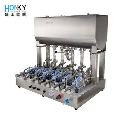 Máquina de enchimento pneumática da pasta da multi fileira com a máquina de embalagem vertical da bomba cerâmica