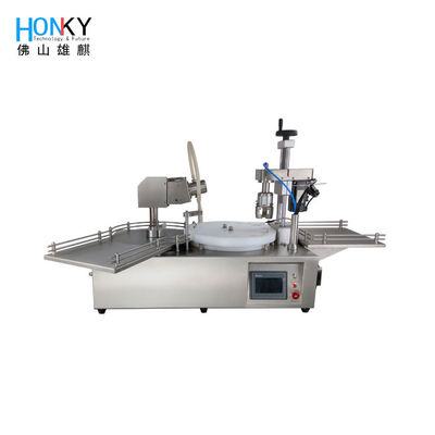 Tipo vidro Vial Filling And Capping Machine de Dekstop de 10ml com bomba cerâmica