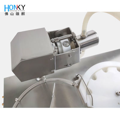 bomba de enchimento líquida da precisão de 25PCS/min Vial Capping Machine With High