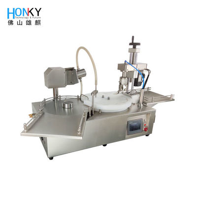 controle do PLC de Vial Filling And Capping Machine do óleo 20ml essencial para a indústria farmacêutica