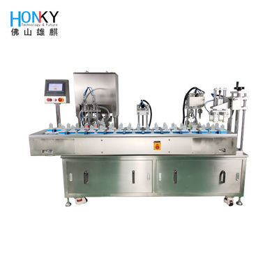 A máquina de enchimento automática de vidro da garrafa 10ml clarea o enchimento de creme da pasta