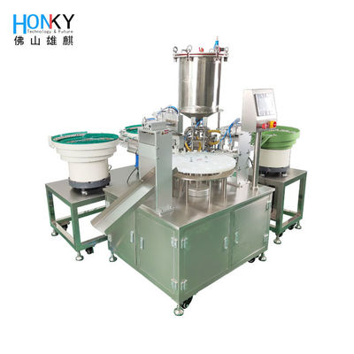 Máquina de Enchimento Automático Completa para Tubos Plásticos de Creme 2400BPH com bomba de pistão de alta precisão, cabeças duplas, para Creme Cosmético e Cuidados com a Pele