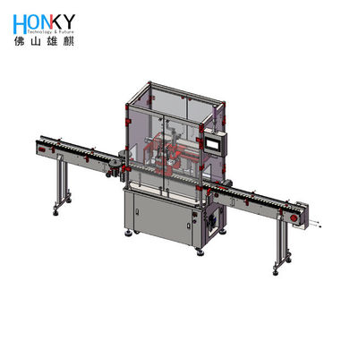 Máquina de enchimento automática de alta precisão, linha de enchimento de garrafas de grande volume para enchimento e embalagem diária de produtos químicos