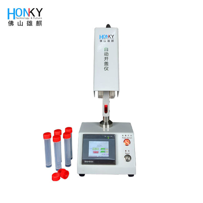 Máquina de fecho de frasco de tubo de reagente biológico com sistema de controle de torque para soluções de automação de laboratório
